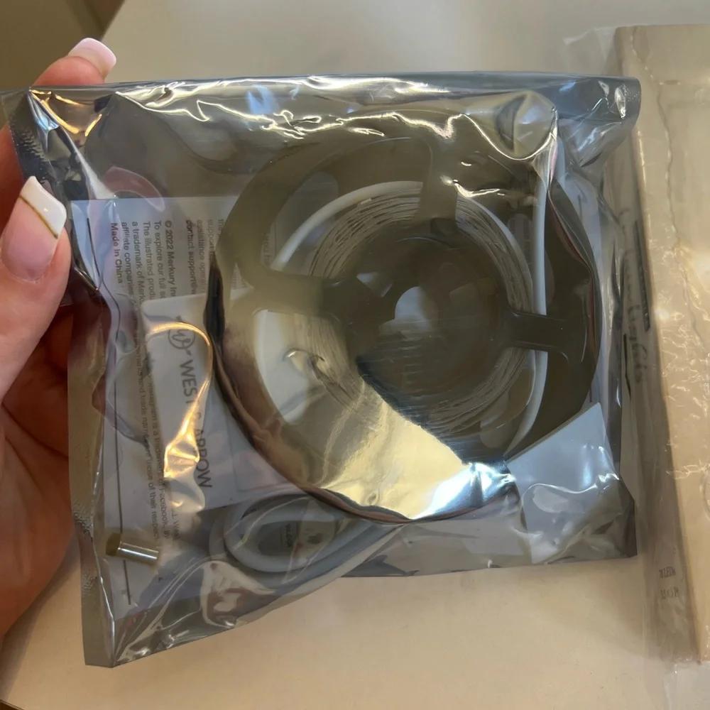 Merkury Innovations Warm White Music Reactive Curtain Lights & LED Light Strip